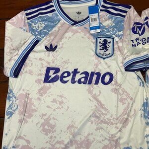 ENGLAND Premier AFC ASTON VILLA FC Men's JERSEY Sz M,L,XL,2XL by Adidas